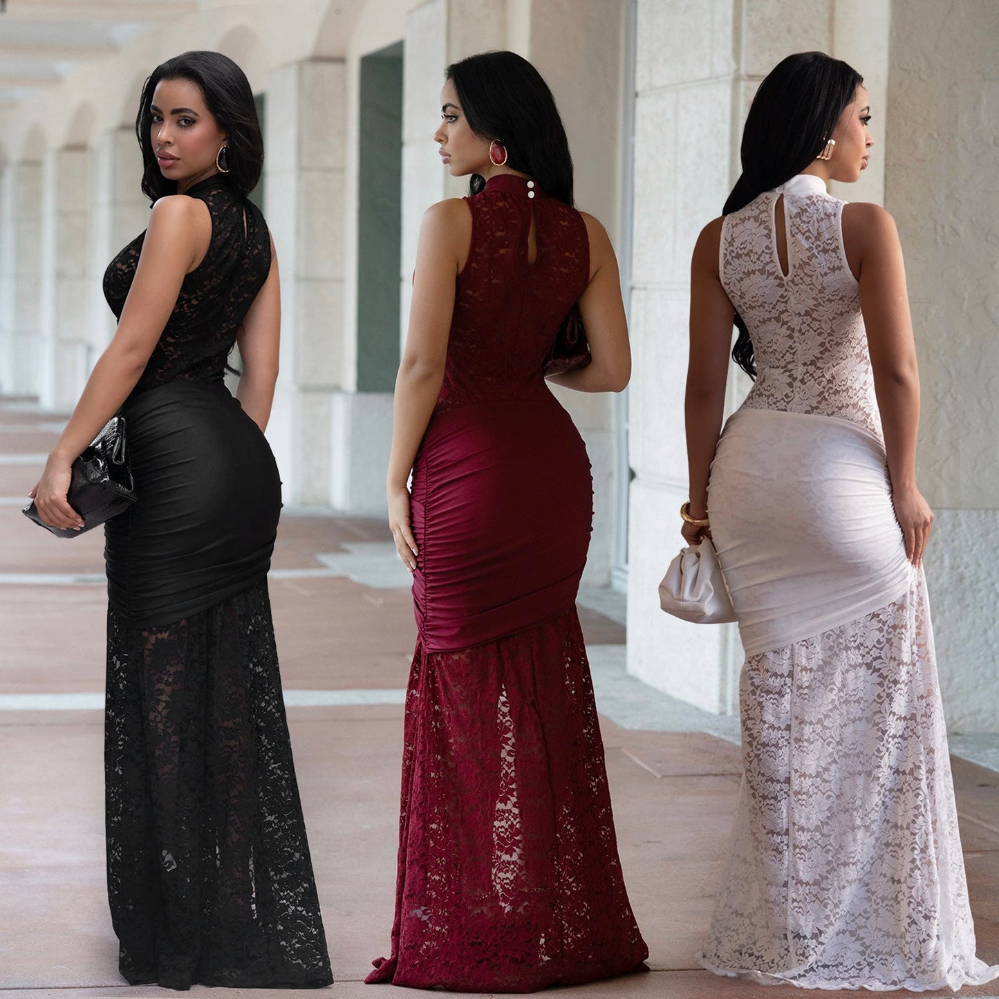 Holly Sullivan | Lace Formal Maxi Dress For Women