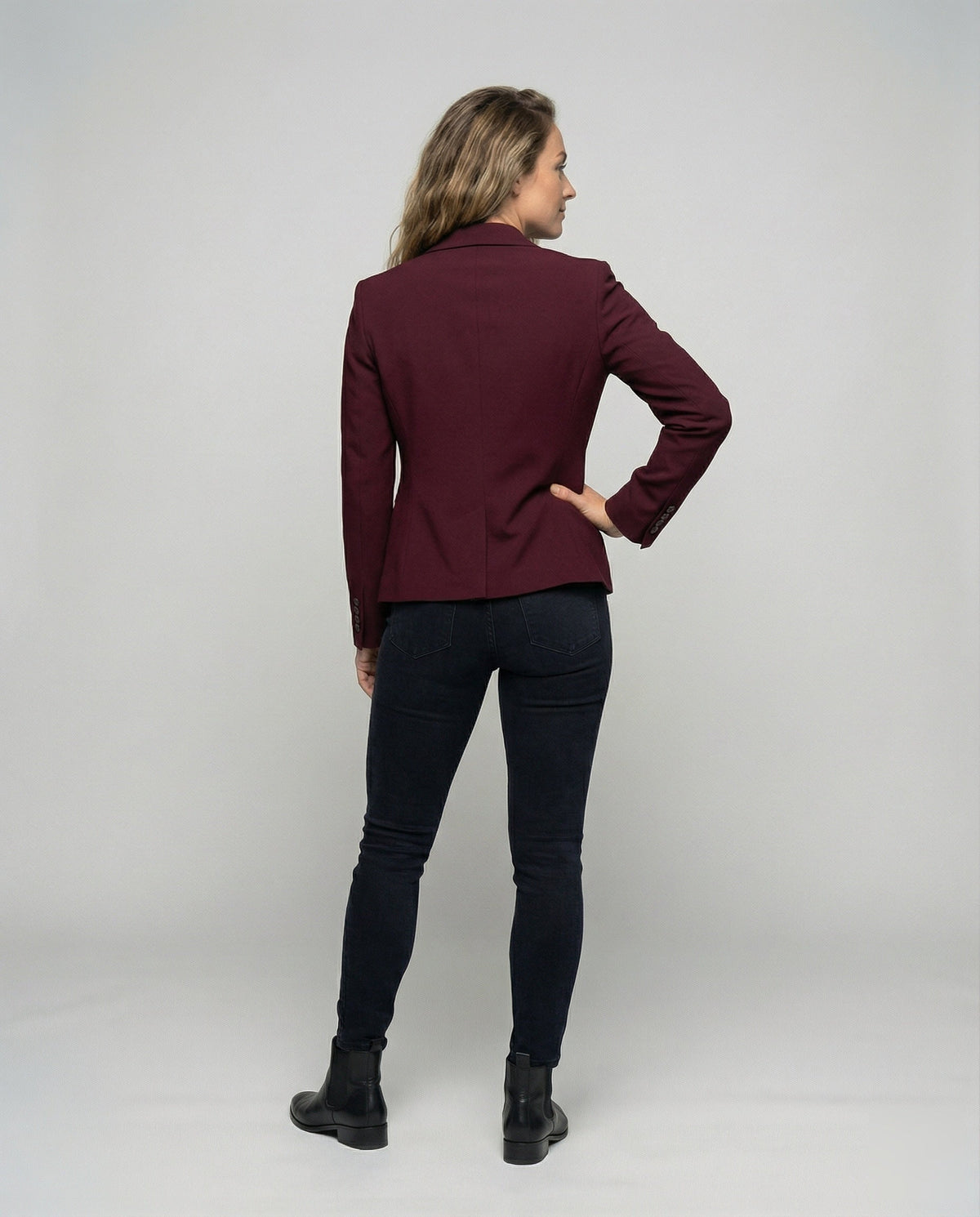 Women's Two-Button Notch Lapel Business Blazer