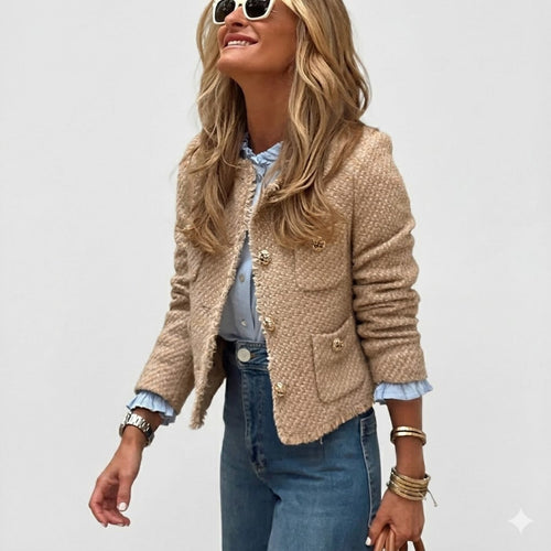 Camille Rousseau | Elegant Tweed Jacket For Women