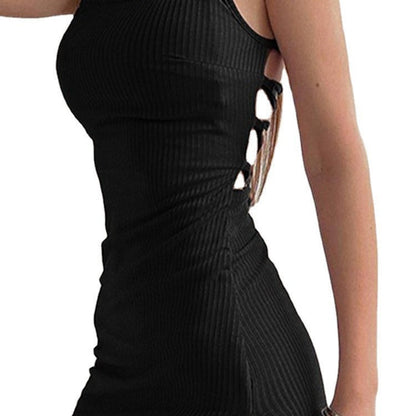 Charlotte Murphy | Sexy High Slit Halter Maxi Dress For Women