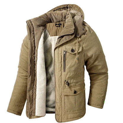 James Hartley | Insulated Hooded Parka Jacket For Men
