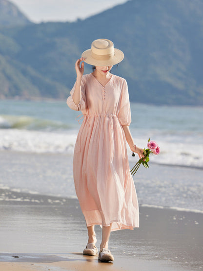 Ashleigh Reid | Lightweight Summer Maxi Races Dress For Women