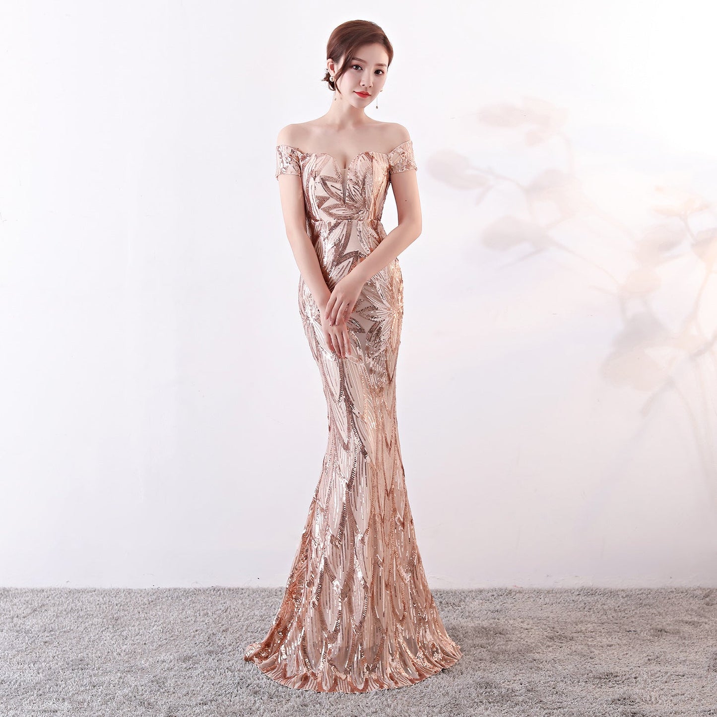 Adelaide Fitzgerald | Sequined Formal Dress For Women