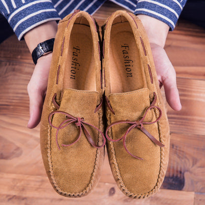 Finn White | Suede Driving Loafers For Men
