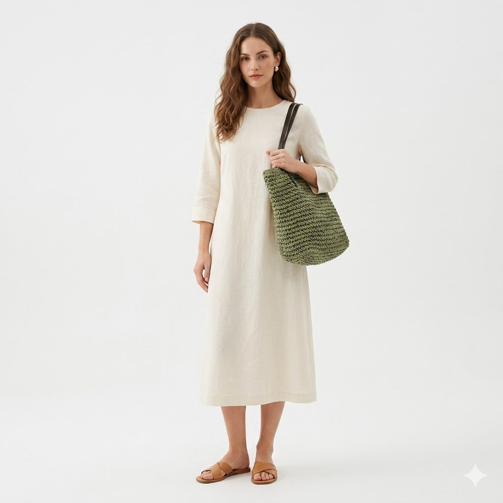 Bianca Moretti | Woven Straw Tote Bag For Women