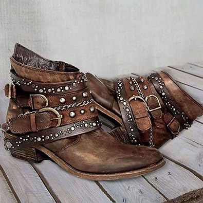 Arabella Fontaine | Vintage Western Ankle Boots For Women