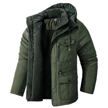James Hartley | Insulated Hooded Parka Jacket For Men