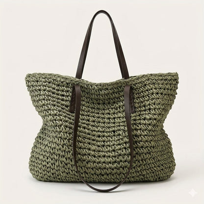 Bianca Moretti | Woven Straw Tote Bag For Women