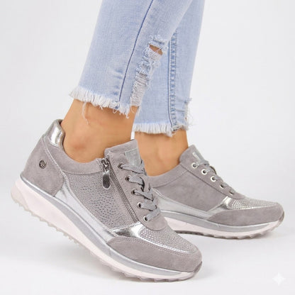 Camille Laurent | Orthopedic Zip Sneakers For Women