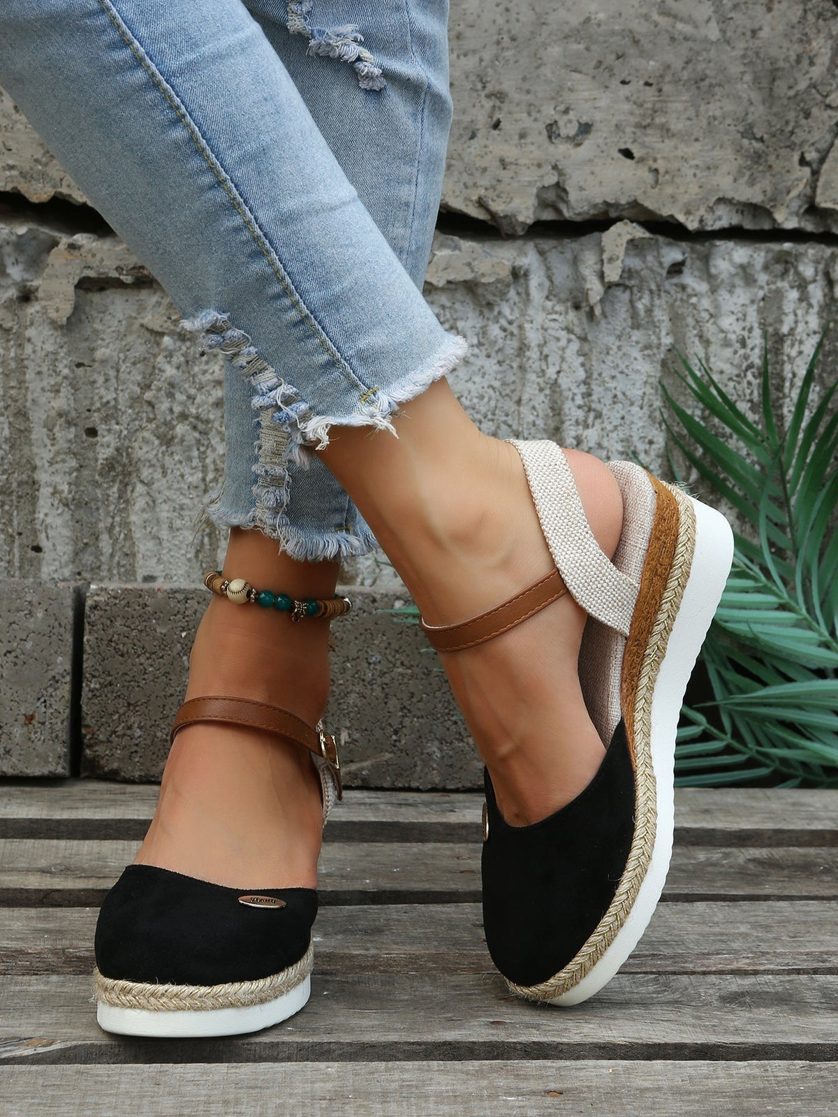 Valentina Rossi | Comfort Wedge Mary Jane Shoes For Women