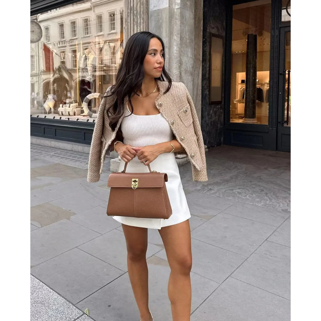 Camille Rousseau | Elegant Tweed Jacket For Women