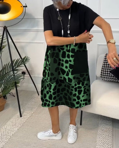 Lauren Sanders | Flowing Print Midi Dress For Women