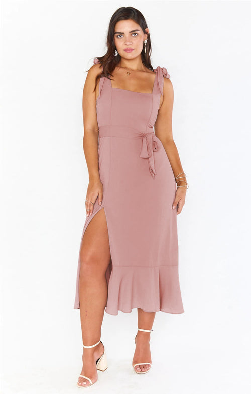Phoebe Turner | Square Neck Midi Dress For Women