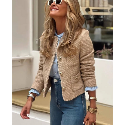 Camille Rousseau | Elegant Tweed Jacket For Women