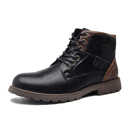 Hugh Kingsley | Retro Leather Boots For Men