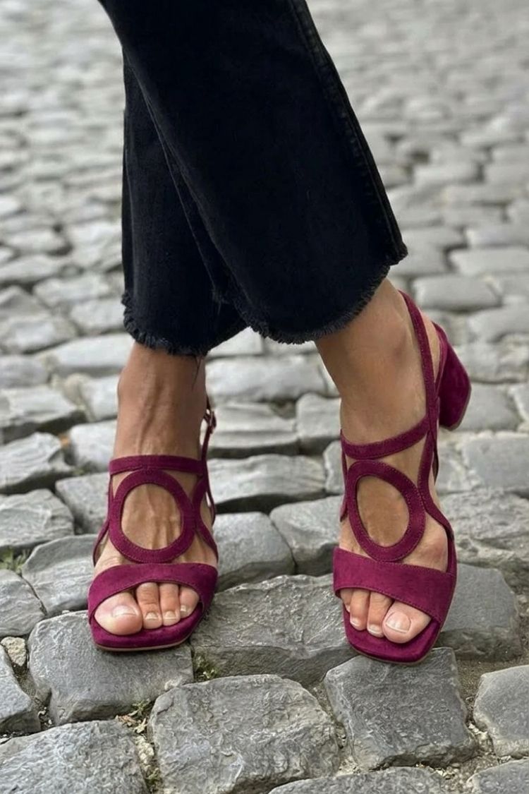 Women's Open Toe Vibrant Summer Sandals
