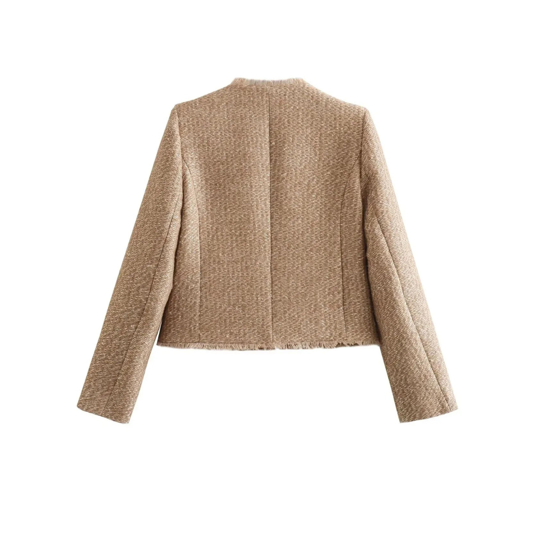 Camille Rousseau | Elegant Tweed Jacket For Women