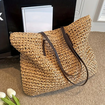 Bianca Moretti | Woven Straw Tote Bag For Women