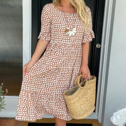 Emma Smith | Polka Dot Midi Dress For Women