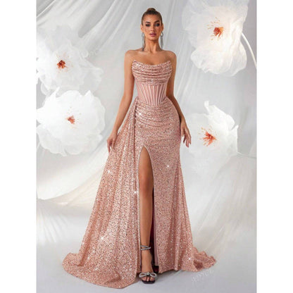 Isabelle Turner | Sequin Formal Maxi Dress For Women