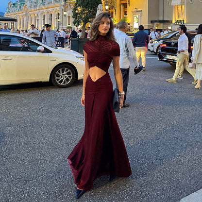 Zoe Parker | Ruched Cut-Out Maxi Dress For Women