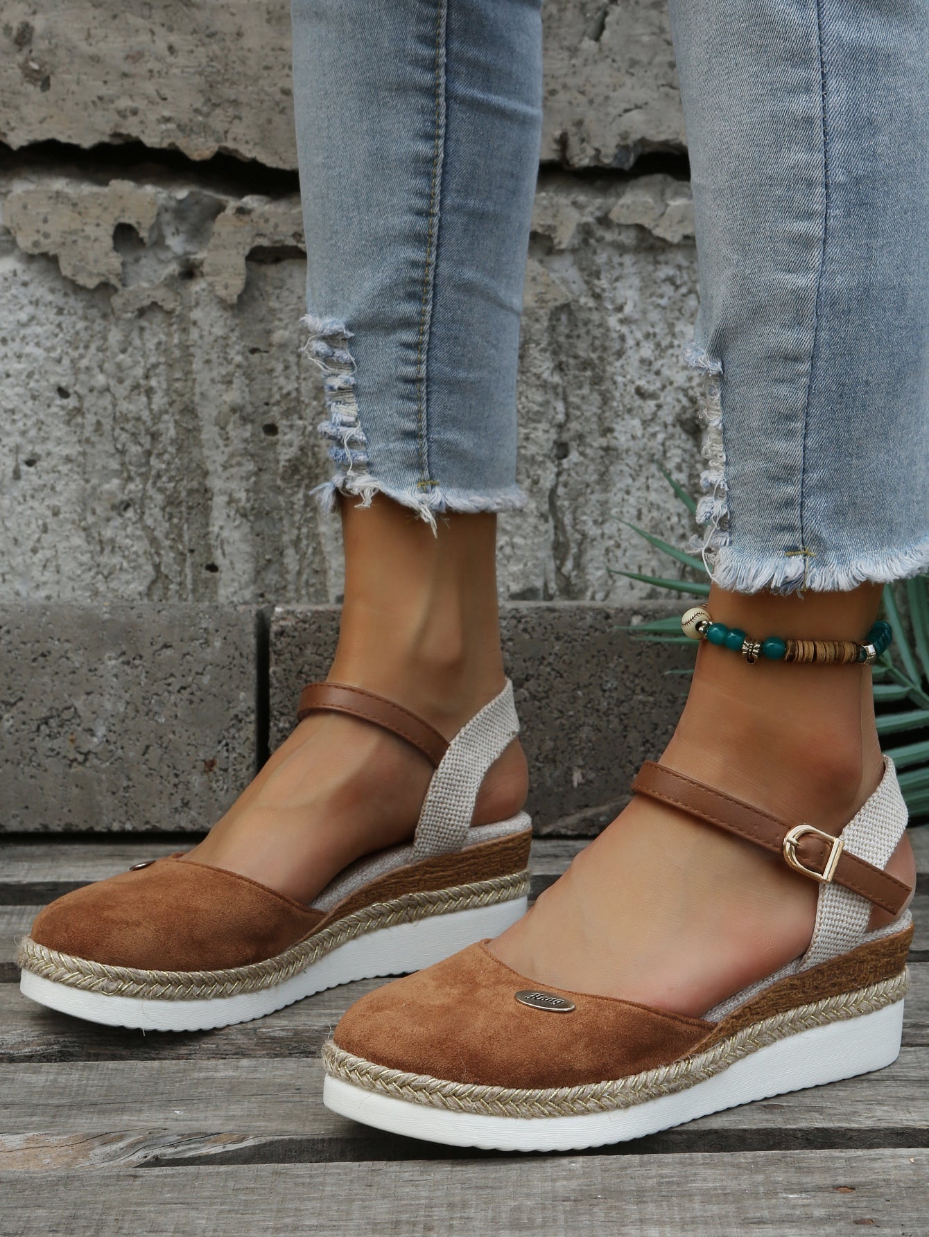 Valentina Rossi | Comfort Wedge Mary Jane Shoes For Women
