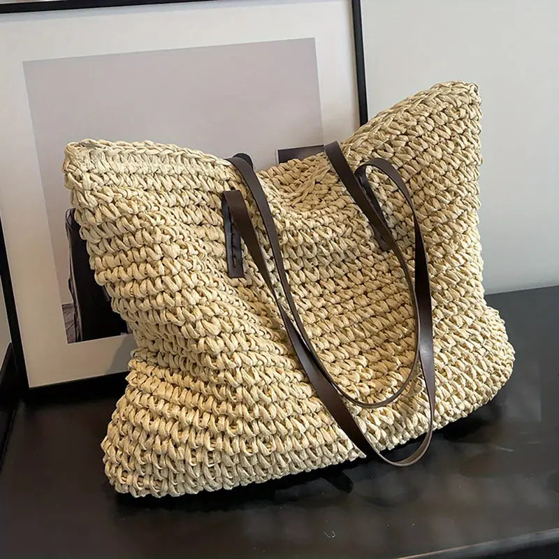 Bianca Moretti | Woven Straw Tote Bag For Women