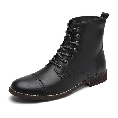 Cameron Sinclair | Leather Ankle Boots For Men