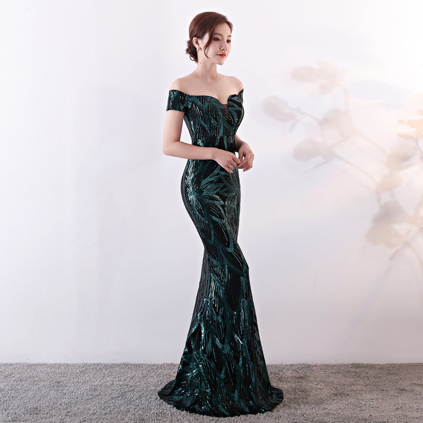 Adelaide Fitzgerald | Sequined Formal Dress For Women