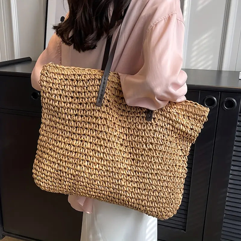 Bianca Moretti | Woven Straw Tote Bag For Women