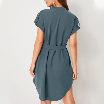 Women's Summer Dress with Bow Detail