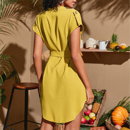 Women's Summer Dress with Bow Detail