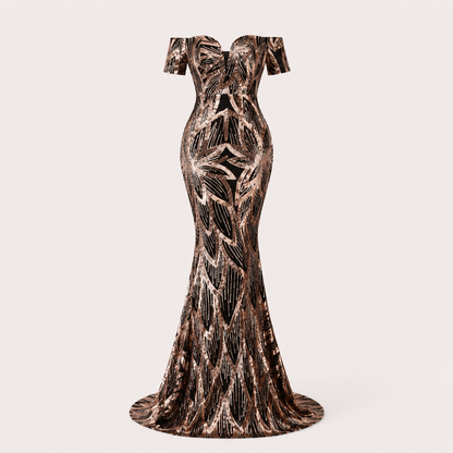 Adelaide Fitzgerald | Sequined Formal Dress For Women