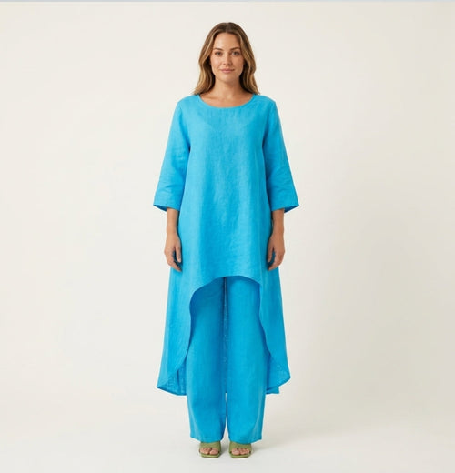 Gemma Alderton | Flowing Linen Two-Piece Set For Women