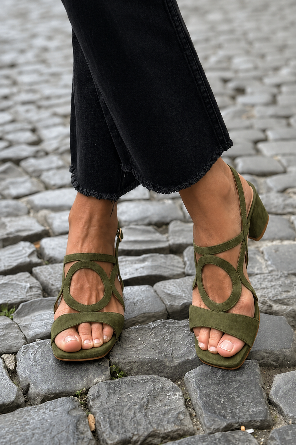 Women's Open Toe Vibrant Summer Sandals