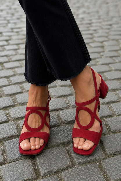 Women's Open Toe Vibrant Summer Sandals