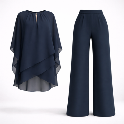 Giovanna Ricci | Elegant Layered Two-Piece Set For Women