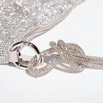 Olivia Turner | Crystal Rhinestone Hobo Bag For Women