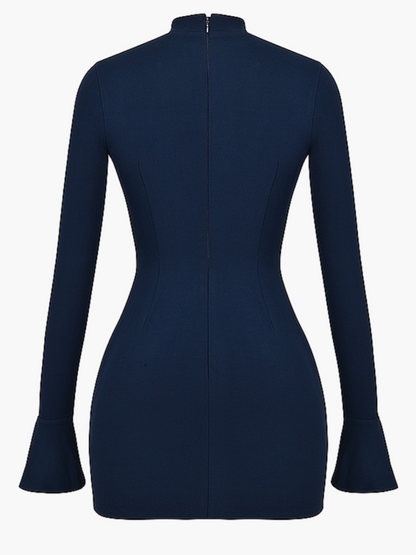 Zoe Kingsley | Long Sleeve Mock Neck Mini Dress For Women