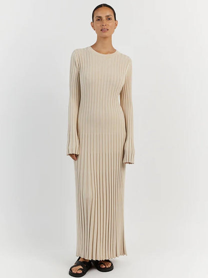 Amelia Fairfax | Ribbed Knit Maxi Dress For Women