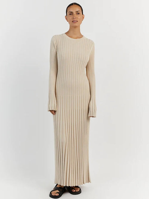 Amelia Fairfax | Ribbed Knit Maxi Dress For Women