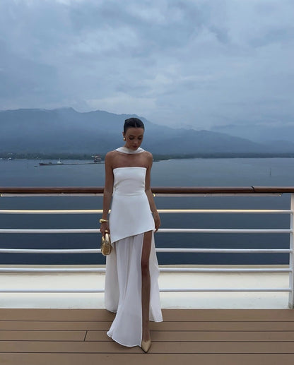 Sophia Brennan | Asymmetrical Maxi Dress For Women