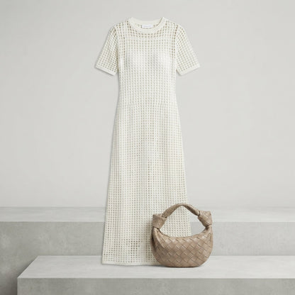 Georgia Clarke | Crochet Knit Maxi Dress For Women
