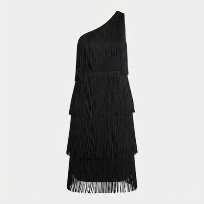 Georgia King | One-Shoulder Tassel Maxi Dress For Women
