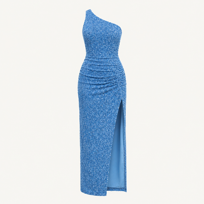 Grace Alderton | One Shoulder Sequin Maxi Dress For Women