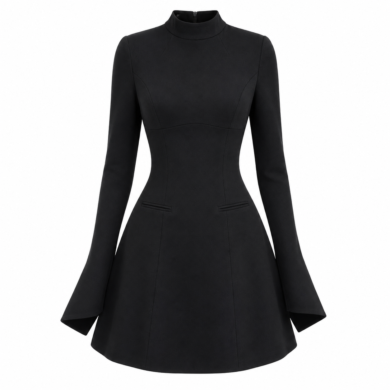 Grace Mitchell | Long Sleeve A-Line Mini Dress For Women
