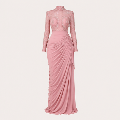 Grace Stewart | Formal Beaded Maxi Dress For Women