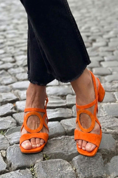Women's Open Toe Vibrant Summer Sandals