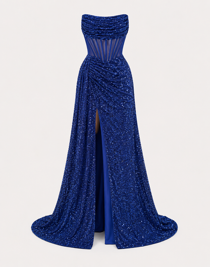 Isabelle Turner | Sequin Formal Maxi Dress For Women
