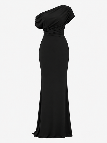 Isla Turner | One-Shoulder Maxi Party Dress For Women